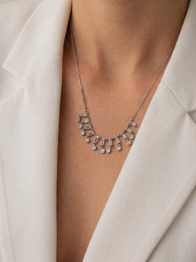 Crystal Cascade Necklace