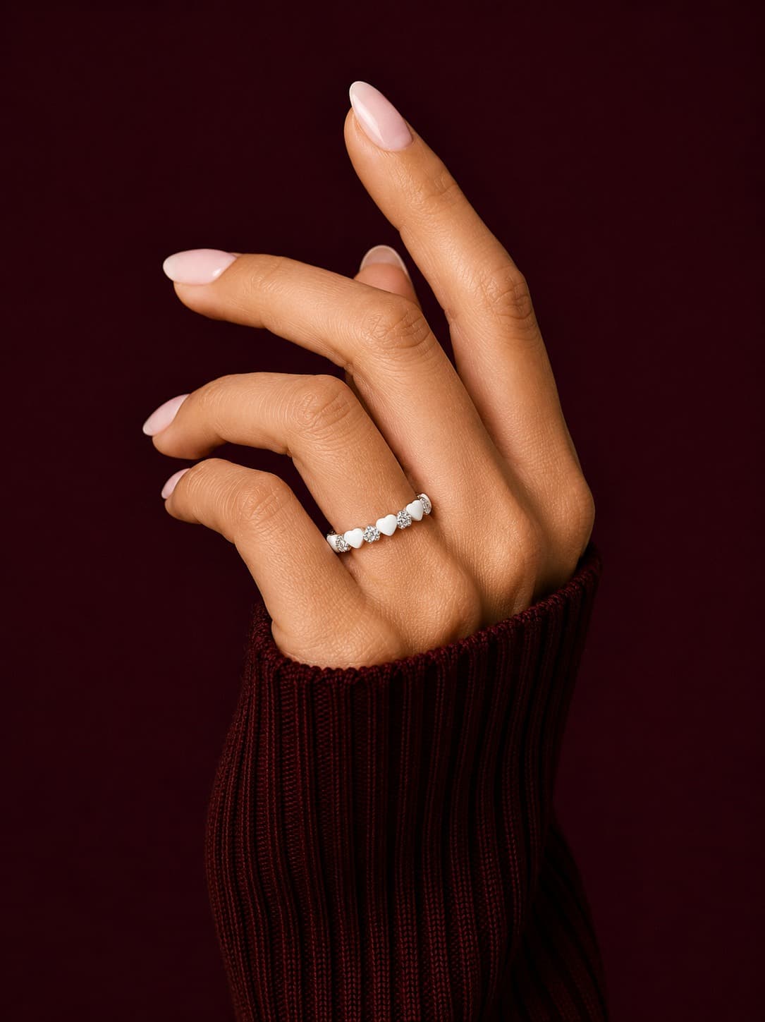 Linked Love Ring